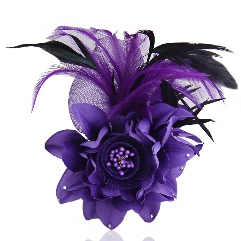 Fashion Women Brooch Feather fabric flower Broohes pin Handmade jewelry for Lady Trendy hair accesories
Fashion Women Brooch Feather fabric flower Broohes pin Handmade jewelry for Lady Trendy hair accesories