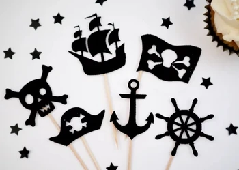 glitter Pirate Ship Flag Skull Nautical birthday cupcake toppers baptism Christening party decoration doughnut food treats picks
glitter Pirate Ship Flag Skull Nautical birthday cupcake toppers baptism Christening party decoration doughnut food treats picks