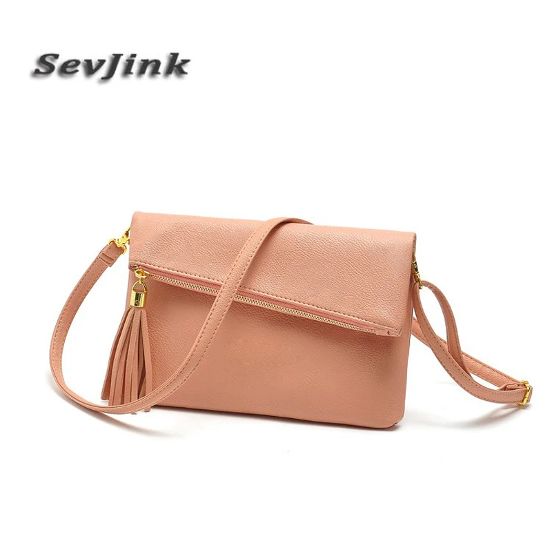 Women Leather Messenger Bag Tassel Fold Cover Sling Girl Shoulder Crossbody Bag Design Envelope Bolsas
Women Leather Messenger Bag Tassel Fold Cover Sling Girl Shoulder Crossbody Bag Design Envelope Bolsas