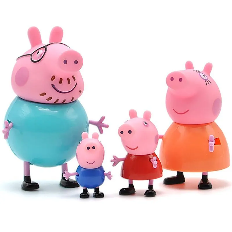 Peppa pig George Family Pack Dad Mom 4pcs/set Action Figure Original Pelucia Anime Toys Set For Kids children Gift
Peppa pig George Family Pack Dad Mom 4pcs/set Action Figure Original Pelucia Anime Toys Set For Kids children Gift