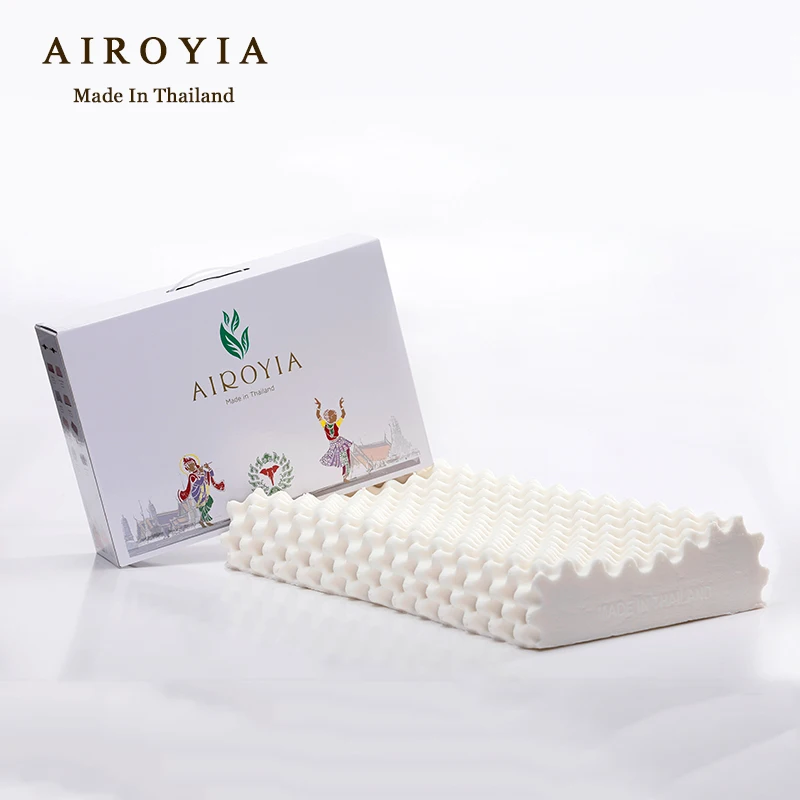 AIROYIA Thailand imported 93% natural latex pillow Adult high and low particle massage protection cervical pillow
AIROYIA Thailand imported 93% natural latex pillow Adult high and low particle massage protection cervical pillow