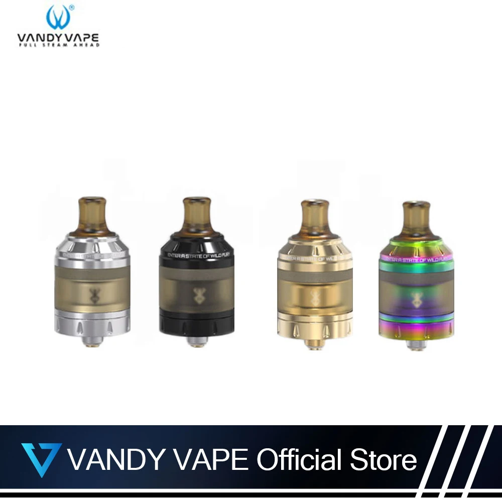Original Vandy vape Berserker MTL RTA Atomizer 2ml easy switch to 4.5ml top filling fits most box mods Electronic cigarette tank
Original Vandy vape Berserker MTL RTA Atomizer 2ml easy switch to 4.5ml top filling fits most box mods Electronic cigarette tank