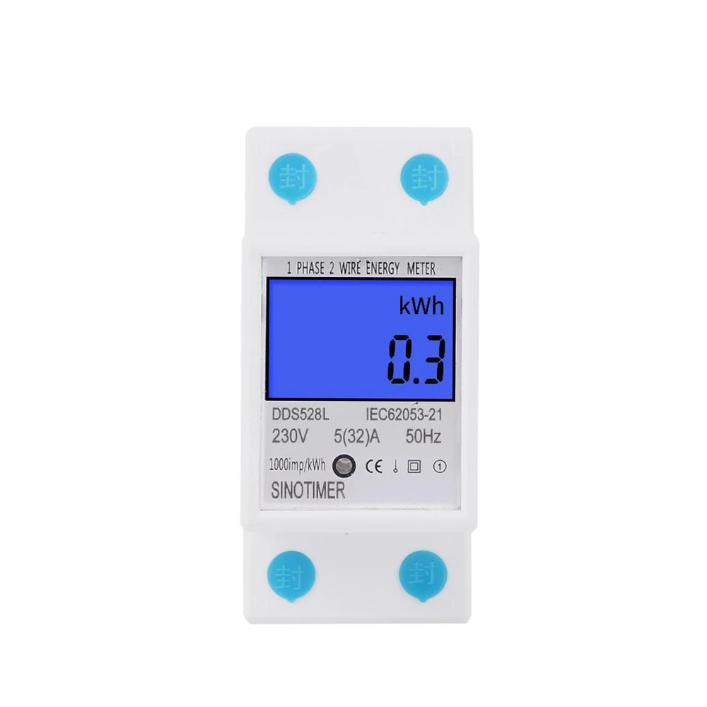 10-40A 220V 50Hz Digital Rail Single Phase Wattmeter Power Electronic Energy Meter
10-40A 220V 50Hz Digital Rail Single Phase Wattmeter Power Electronic Energy Meter