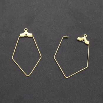 50 PCS 22*36mm Metal Brass Earrings Pendant Rhodium Silver Color Charm For Jewelry Making
50 PCS 22*36mm Metal Brass Earrings Pendant Rhodium Silver Color Charm For Jewelry Making