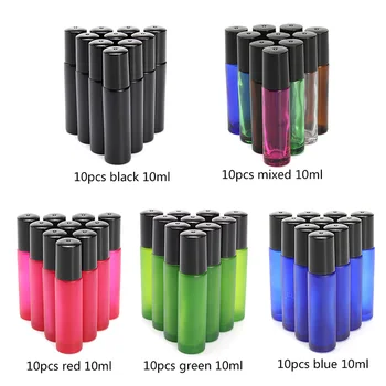 10pcs 10ml Roll on Bottle Empty Frosted Glass Essential Oil Bottles Metal Roller Ball Sample Container For Perfumes Lip Balms
10pcs 10ml Roll on Bottle Empty Frosted Glass Essential Oil Bottles Metal Roller Ball Sample Container For Perfumes Lip Balms