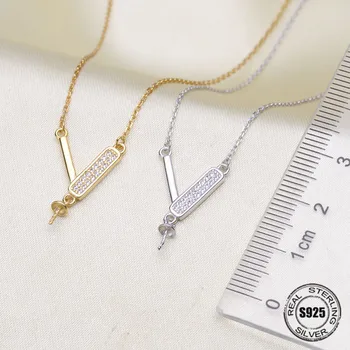 Necklace Pendant Findings S925 Sterling Silver Necklace Chain Settings Jewelry Parts Fittings Jewelry Making Charm Accessories
Necklace Pendant Findings S925 Sterling Silver Necklace Chain Settings Jewelry Parts Fittings Jewelry Making Charm Accessories