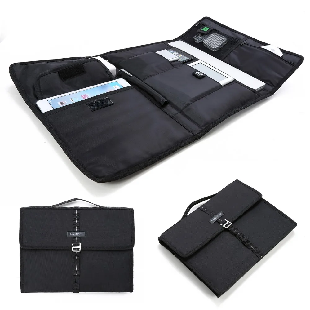 BAGSMART Laptop Sleeve Business Electronics Organizer Briefcase Tablet Portfolio Case Fit for MacBook air/MacBook pro13''
BAGSMART Laptop Sleeve Business Electronics Organizer Briefcase Tablet Portfolio Case Fit for MacBook air/MacBook pro13''