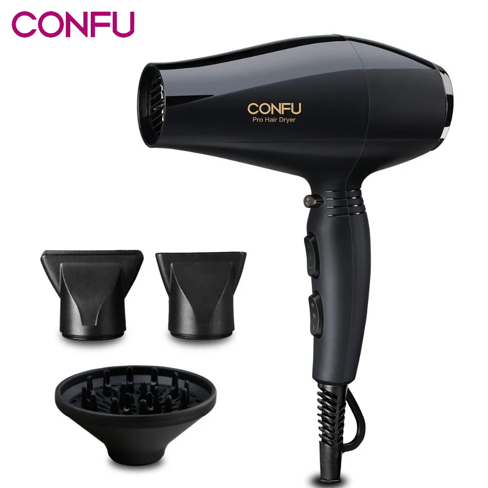 CONFU 2 speed and 3 heat settings Hair dryer 220-240V 50Hz 2000-2300W handheld hair dryer Special cool & heat shot function
CONFU 2 speed and 3 heat settings Hair dryer 220-240V 50Hz 2000-2300W handheld hair dryer Special cool & heat shot function
