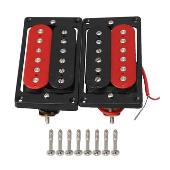 Yibuy 1 Set of 2 Humbucker 1 x Pair open humbucker pickups Pickups one Black one Red
Yibuy 1 Set of 2 Humbucker 1 x Pair open humbucker pickups Pickups one Black one Red