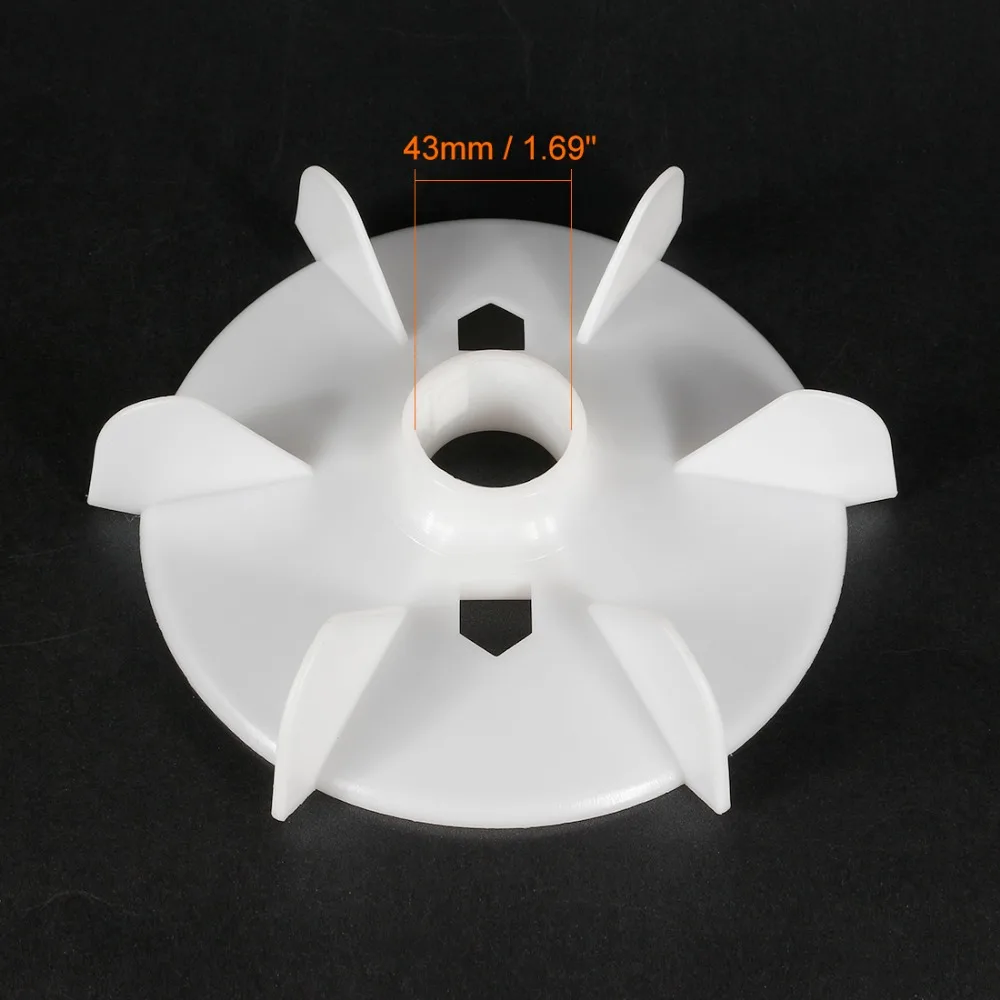 Uxcell 4Pcs 240x43mm/215x38mm/175x28mm/150x28mm White Plastic Round Shaft Replacement 6 Impeller Motor Fan Vane
Uxcell 4Pcs 240x43mm/215x38mm/175x28mm/150x28mm White Plastic Round Shaft Replacement 6 Impeller Motor Fan Vane