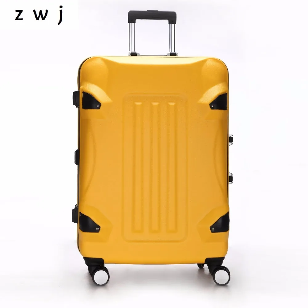 

20 24 28 inch Rolling luggage PC+ABS suitcase spinner Boarding box Trolley Travel Hardside Luggage