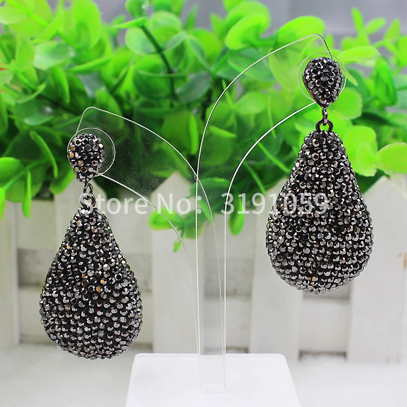 The highest quality unique fashion luxury individual women black drop crystal earrings party gift 2017 fashion jewelry
The highest quality unique fashion luxury individual women black drop crystal earrings party gift 2017 fashion jewelry
