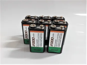 Large capacity 2000mAh 9V rechargeable battery 9V NiMH battery for microphone 
Large capacity 2000mAh 9V rechargeable battery 9V NiMH battery for microphone