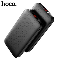 HOCO 10000 mAh Power Bank Ultra-thin Polymer Powerbank Dual USB 5000mah External Battery LED Display for iPhone X XS Max Xiaomi image