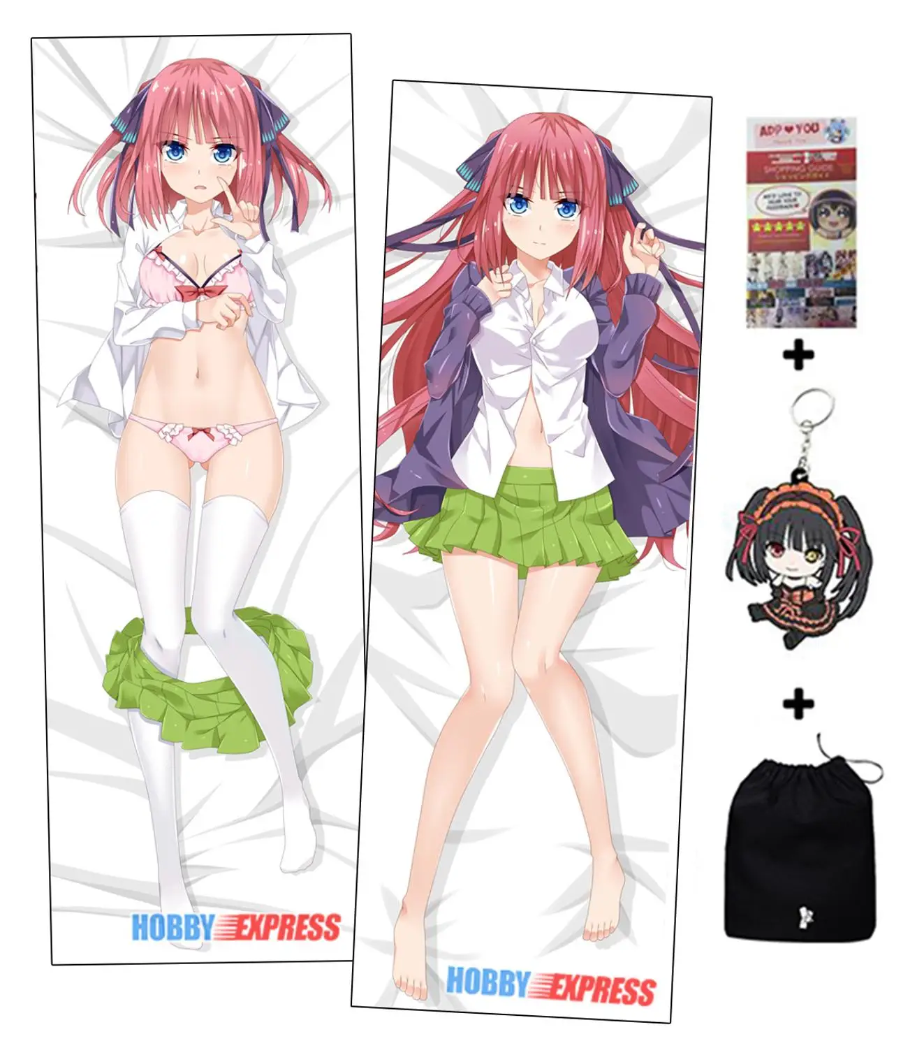 Hobby Express Nino Nakano Dakimakura Japanese Otaku Waifu Hugging Body Pillow Cover ADP96007
Hobby Express Nino Nakano Dakimakura Japanese Otaku Waifu Hugging Body Pillow Cover ADP96007
