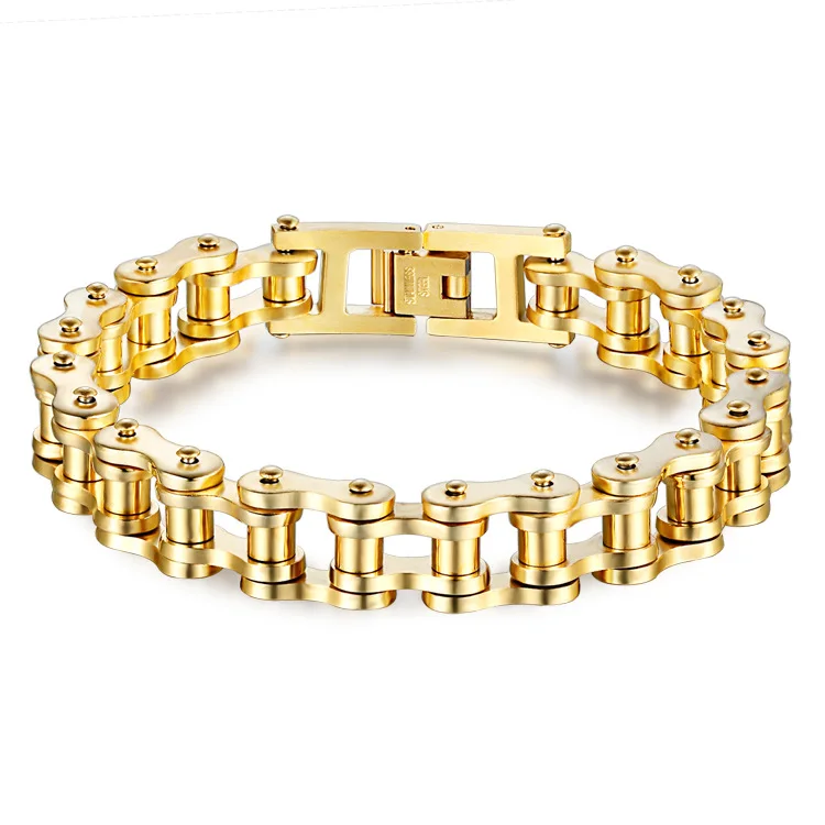 Punk Rock Male Bracelet Biker Bicycle Cuff 2018 Bracelets For Men Motorcycle Link Chain Cool Bangles Stainless Steel Jewelry
Punk Rock Male Bracelet Biker Bicycle Cuff 2018 Bracelets For Men Motorcycle Link Chain Cool Bangles Stainless Steel Jewelry