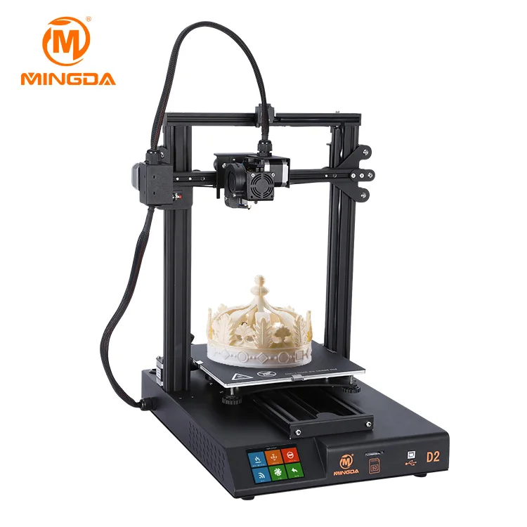 MINGDA 3D Printer D2 Build Size 230*230*260mm 3.5inch LCD Touch Screen Resume Printing Filament Detection Funtion
MINGDA 3D Printer D2 Build Size 230*230*260mm 3.5inch LCD Touch Screen Resume Printing Filament Detection Funtion