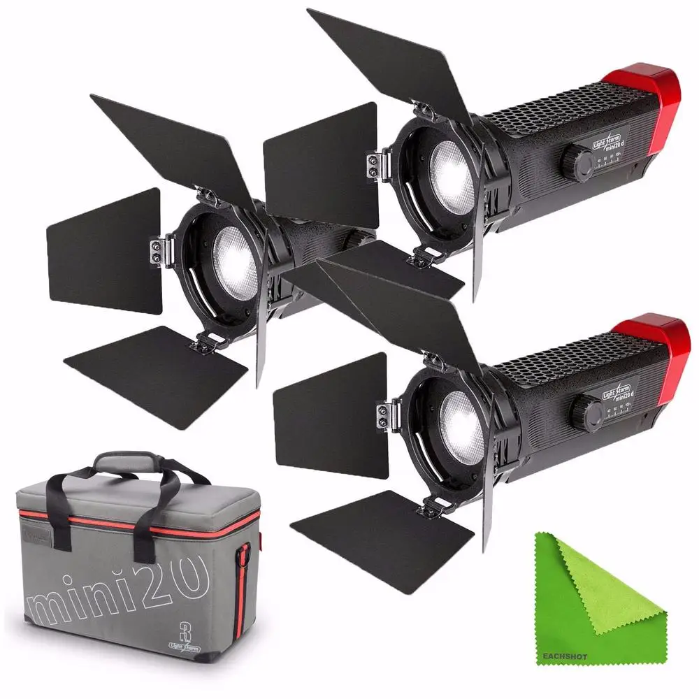 Aputure LS-mini20 3 Video Light Kit Includes Two mini 20d and One mini 20c LED Fresnel Light TLCI CRI 96+ 40000lux 0.5m DSLR
Aputure LS-mini20 3 Video Light Kit Includes Two mini 20d and One mini 20c LED Fresnel Light TLCI CRI 96+ 40000lux 0.5m DSLR