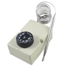 Ac 250V 16A -30 To 30 Celsius Degree 100Mm Probe Freezer Refrigerator Temperature Controller
