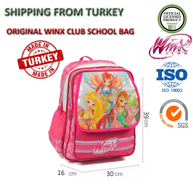 Original Winx Club 63186 Schoolbag Backpack Student Casual Bags Kids Travel Bags children bag 
Original Winx Club 63186 Schoolbag Backpack Student Casual Bags Kids Travel Bags children bag