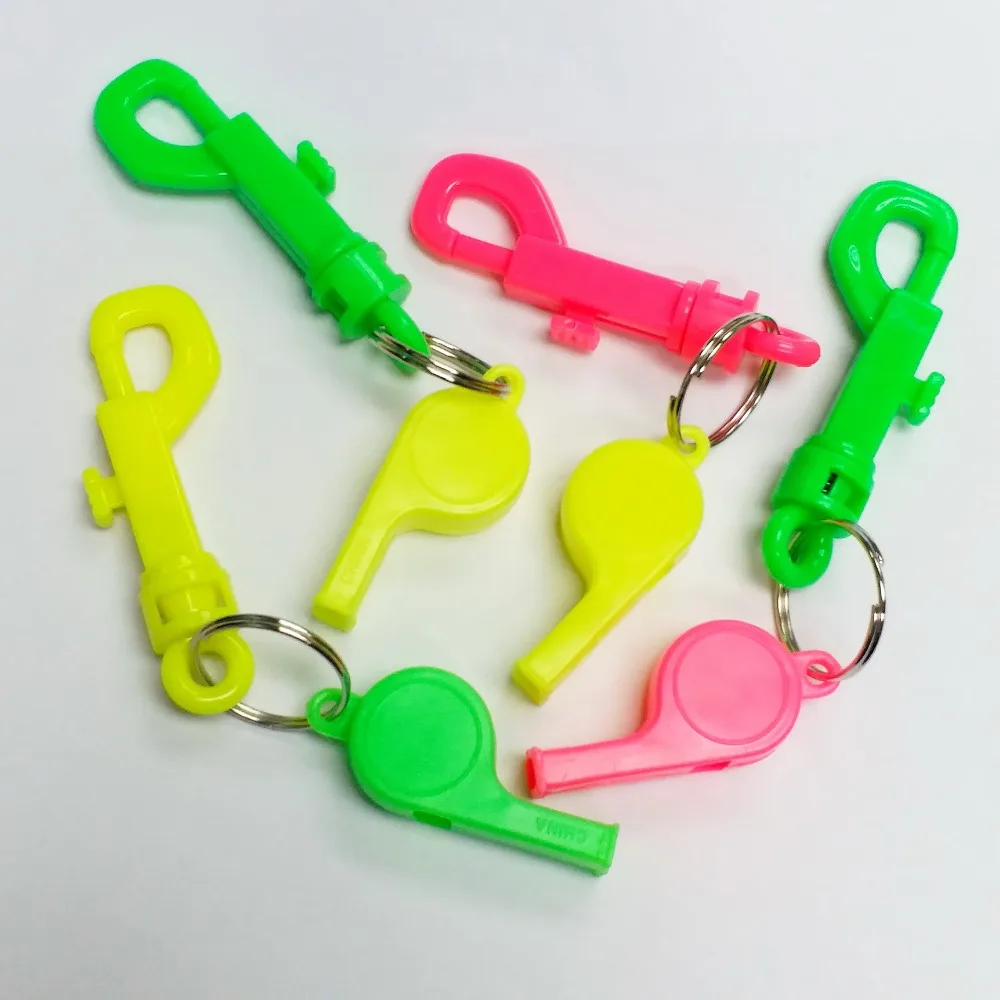 4 pcs Plastic whistle with SWIVEL CLIP Snap Hook TRIGGER Keychain Pinata Bag Filler Birthday Party Favor Gift Novelty carnival
4 pcs Plastic whistle with SWIVEL CLIP Snap Hook TRIGGER Keychain Pinata Bag Filler Birthday Party Favor Gift Novelty carnival
