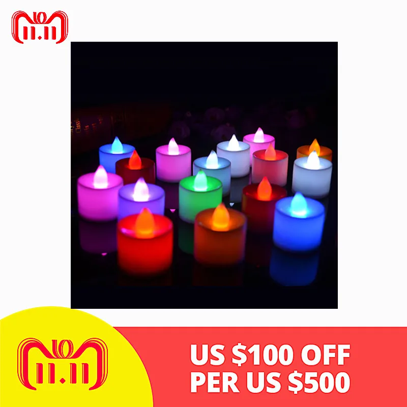 LED Candle Multicolor Lamp Simulation Color Electronic Candle Flame Flashing Tea Light Home Wedding Birthday Party Decoration
LED Candle Multicolor Lamp Simulation Color Electronic Candle Flame Flashing Tea Light Home Wedding Birthday Party Decoration