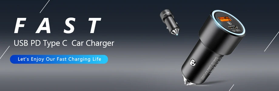 USB PD Type C Car charger