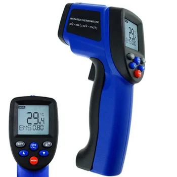 12:1 Infrared IR Laser Non-Contact Digital Thermometer -50~950degC / -58~1742degF, Industrial Chemicals Machinery Cooking
12:1 Infrared IR Laser Non-Contact Digital Thermometer -50~950degC / -58~1742degF, Industrial Chemicals Machinery Cooking