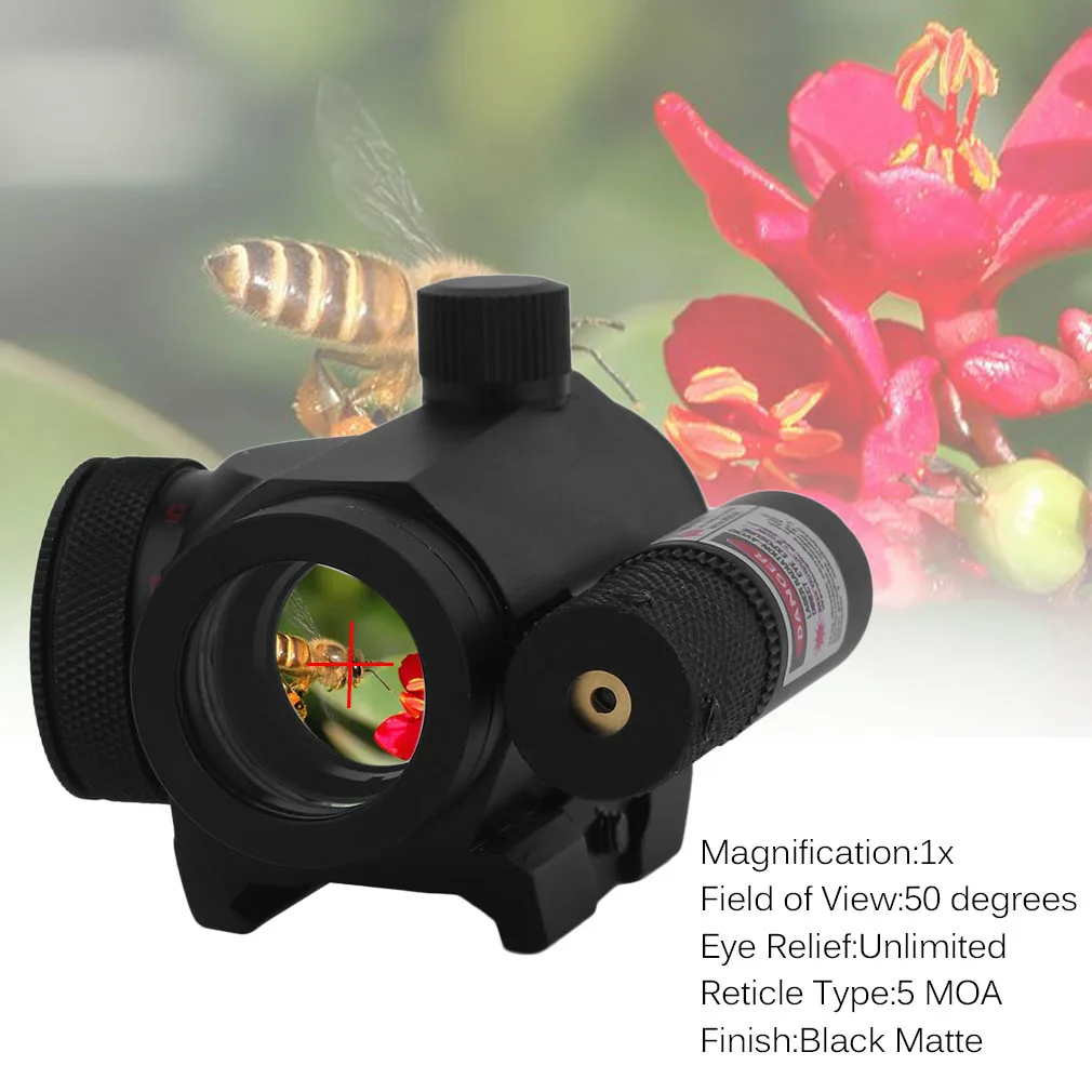 Rail Hunting Tactical 22 Mm Reflex Green Red Dot Sight Scope And Laser Combo Tactical Accessory C1
Rail Hunting Tactical 22 Mm Reflex Green Red Dot Sight Scope And Laser Combo Tactical Accessory C1