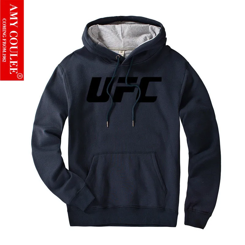 mens casual hoodies 100% Cotton sweatshirt navy_