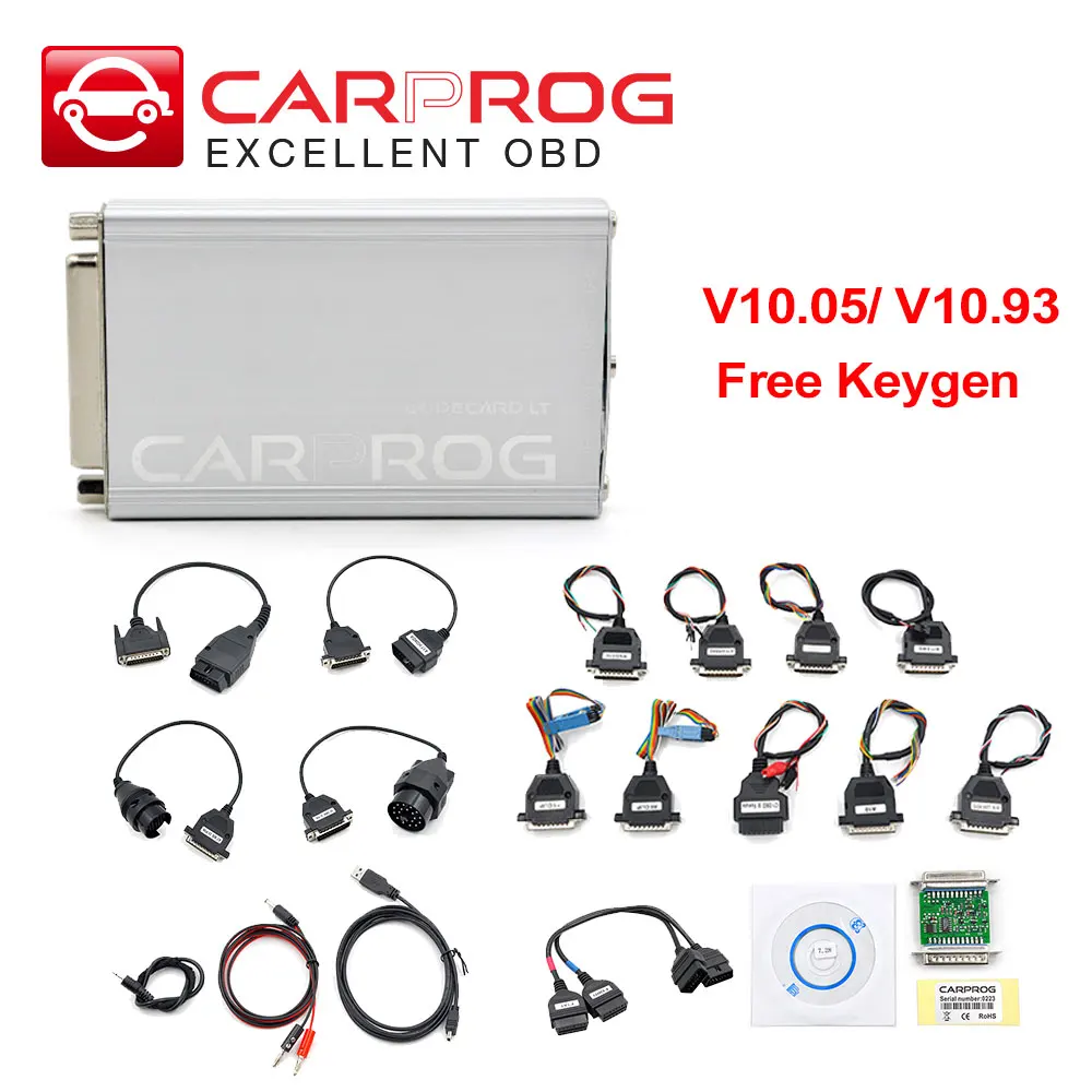 Carprog V10.05/ V10.93 ECU Chip Turnning Car Prog Auto Repair radios odometers dashboards immobilizers car repair tool
Carprog V10.05/ V10.93 ECU Chip Turnning Car Prog Auto Repair radios odometers dashboards immobilizers car repair tool