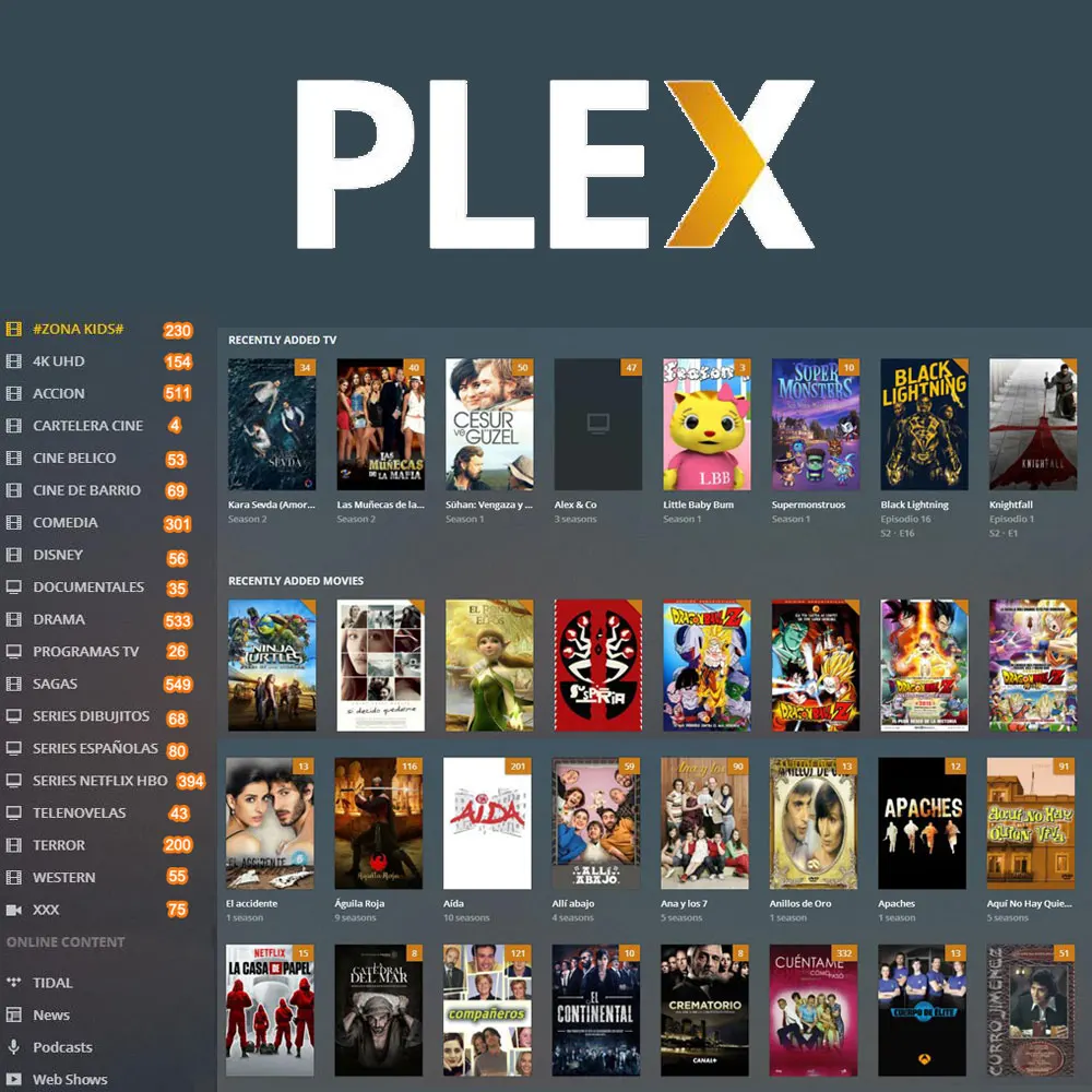 1 Year PLEX Subscription With NETFLIX HBO 4K UHD XXX Channels For Smart TV Box Android IOS Mobile Smartphone Windows PC Laptops
1 Year PLEX Subscription With NETFLIX HBO 4K UHD XXX Channels For Smart TV Box Android IOS Mobile Smartphone Windows PC Laptops