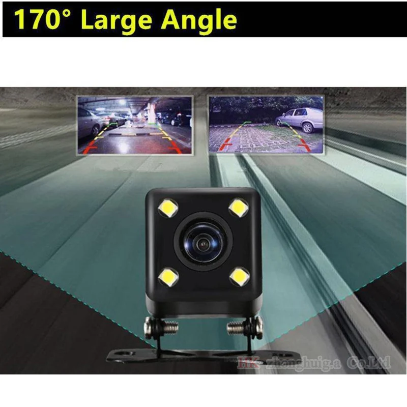 Waterproof Night Vision 4 LED Wide Angle Car Truck CCD HD Rear View Reverse Parking Camera Kits For Audi KIA All Car
Waterproof Night Vision 4 LED Wide Angle Car Truck CCD HD Rear View Reverse Parking Camera Kits For Audi KIA All Car