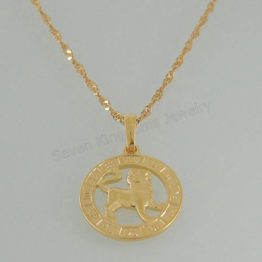 order 10$ get free shipping/24K YELLOW GOLD GP 18" or 24" NECKLACE& VIVID 12 CONSTELLATIONS Leo PENDANT HANGS 1.14inch
order 10$ get free shipping/24K YELLOW GOLD GP 18" or 24" NECKLACE& VIVID 12 CONSTELLATIONS Leo PENDANT HANGS 1.14inch