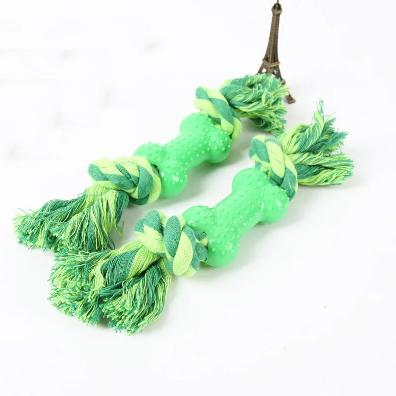 Fast Shipping Dog Toys Plastic Bone Knot Rope Toy Molar Cotton Rope Pet Chew Toy Honden Speelgoed Jouet Chien Pet Products
Fast Shipping Dog Toys Plastic Bone Knot Rope Toy Molar Cotton Rope Pet Chew Toy Honden Speelgoed Jouet Chien Pet Products