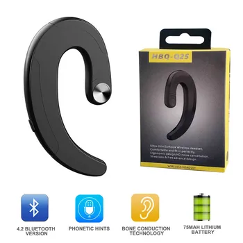 Bluetooth Headphone Single Earphone earbuds Exquisite Wireless Headset Handsfree Bone Conduction Earphones Headphones with Mic
Bluetooth Headphone Single Earphone earbuds Exquisite Wireless Headset Handsfree Bone Conduction Earphones Headphones with Mic