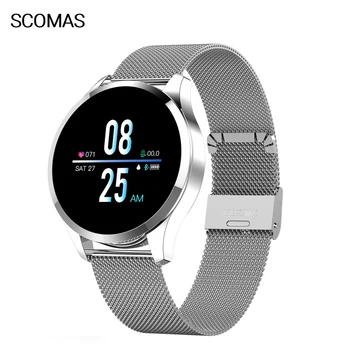 SCOMAS Q9 Smart Watch IP67 Waterproof 1.22"Color Screen Heart Rate Blood Pressure Monitor Men Women Smartwatch For Android IOS
SCOMAS Q9 Smart Watch IP67 Waterproof 1.22"Color Screen Heart Rate Blood Pressure Monitor Men Women Smartwatch For Android IOS