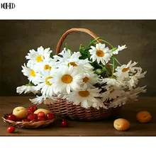 5D diy Diamond Painting cross stitch White daisy sticker square Rhinestones art Diamond embroidery flowers handmade Home Decor
5D diy Diamond Painting cross stitch White daisy sticker square Rhinestones art Diamond embroidery flowers handmade Home Decor