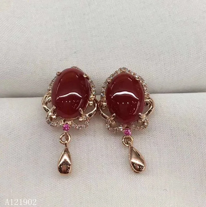 KJJEAXCMY Boutique Jewelryar Supporting Detection of 925 Silver-inlaid Natural Ruby Red Coral Female Ear Nails
KJJEAXCMY Boutique Jewelryar Supporting Detection of 925 Silver-inlaid Natural Ruby Red Coral Female Ear Nails