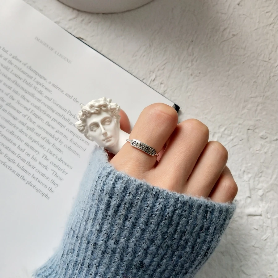 Antique 925 Silver Initial Hammered Bar Stackable Rings Tiny Minimalist Ring Skinny Signet Engraved Custom Jewelry for Sale
Antique 925 Silver Initial Hammered Bar Stackable Rings Tiny Minimalist Ring Skinny Signet Engraved Custom Jewelry for Sale