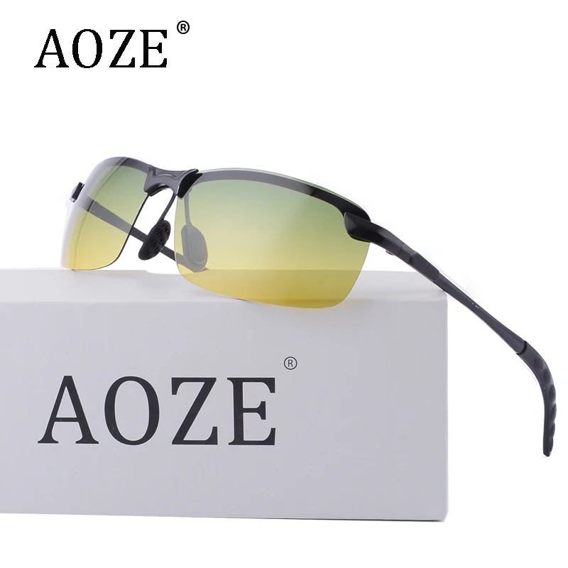 AOZE Luxury Goggles Polarized Men's women Brand sport Driving Sunglasses UV400 Rimless Oculos Day and night dual-use Gafas
AOZE Luxury Goggles Polarized Men's women Brand sport Driving Sunglasses UV400 Rimless Oculos Day and night dual-use Gafas