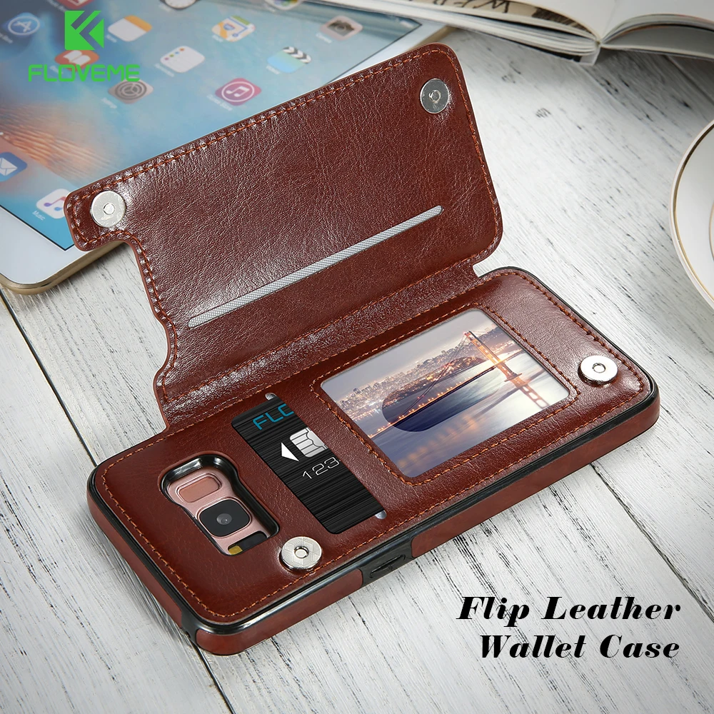 FLOVEME Retro Leather Case For Samsung Galaxy S8 S9 Plus Note 8 Flip Card Holder Wallet Case For Samsung S8 S9 S7 Edge Cover
FLOVEME Retro Leather Case For Samsung Galaxy S8 S9 Plus Note 8 Flip Card Holder Wallet Case For Samsung S8 S9 S7 Edge Cover