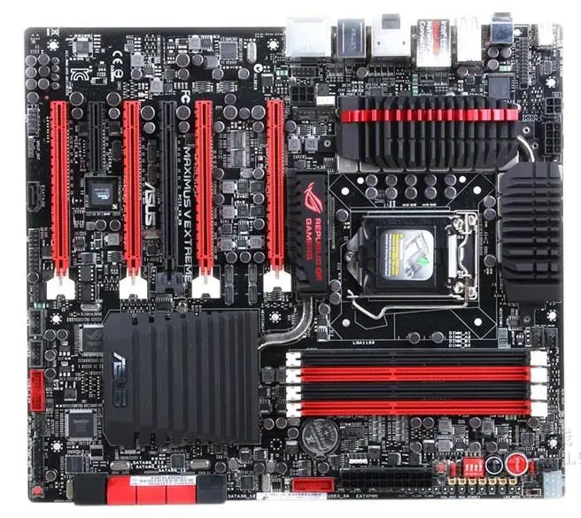 LGA1155 For ASUS Maximus V Extreme Z77 Original Used Desktop Z77 1155 Motherboard DDR3 USB3.0 SATA3
LGA1155 For ASUS Maximus V Extreme Z77 Original Used Desktop Z77 1155 Motherboard DDR3 USB3.0 SATA3