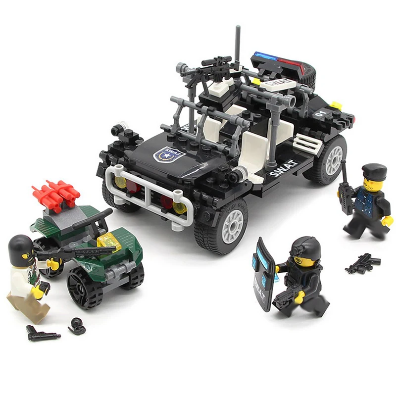 GUDI 9411 City Series 246pcs The SWAT Police Model Building Block set Brick Educational Toy For children
GUDI 9411 City Series 246pcs The SWAT Police Model Building Block set Brick Educational Toy For children