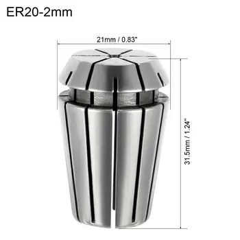 Uxcell New ER20 2-13mm Spring Collet Set CNC Workholding Engraving&Milling Lathe Chucks Tool Holder High Quality
Uxcell New ER20 2-13mm Spring Collet Set CNC Workholding Engraving&Milling Lathe Chucks Tool Holder High Quality