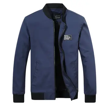 Summer Autumn Mens Jacket Stand Collar Windbreaker Male Blue Baseball Jackets Casual Thin High Quality Size M-4XL 2018 New Coat
Summer Autumn Mens Jacket Stand Collar Windbreaker Male Blue Baseball Jackets Casual Thin High Quality Size M-4XL 2018 New Coat