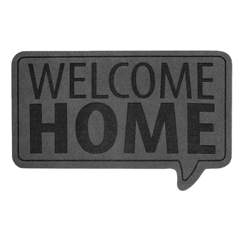 Balvi Doormat Welcome Home Carpet gray Color with message welcome Polyester/PVC plastic 41x70 cm 
Balvi Doormat Welcome Home Carpet gray Color with message welcome Polyester/PVC plastic 41x70 cm