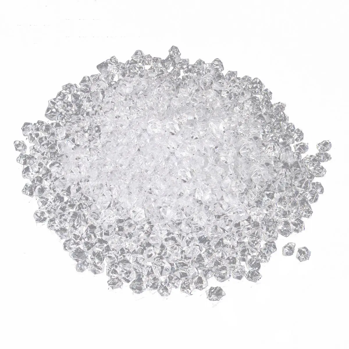hot sale 1000pcs acrylic crystal gem stone ice rocks table