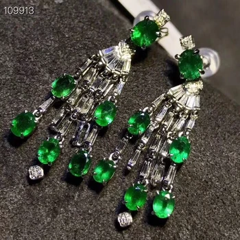 KJJEAXCMY fine jewelry 925 Silver-inlaid Natural Emerald Gem Look at Earrings Support Detection
KJJEAXCMY fine jewelry 925 Silver-inlaid Natural Emerald Gem Look at Earrings Support Detection