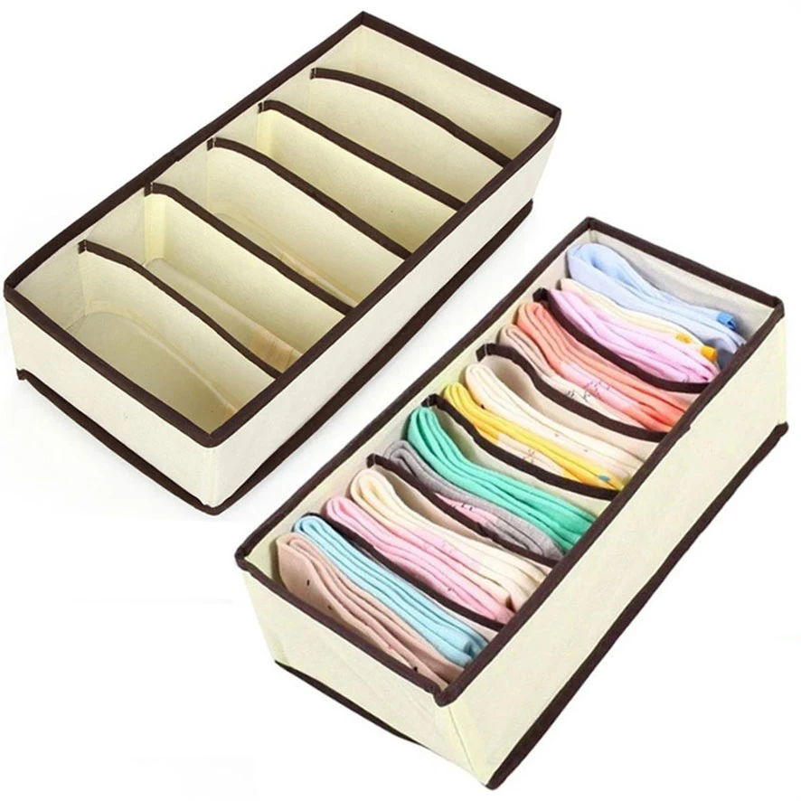 New Eco-Friendly Storage Boxes Underwear Bra Drawer Organizers Practical Designer Organizers For Socks T-shirts 6/7/8/24 Grids
New Eco-Friendly Storage Boxes Underwear Bra Drawer Organizers Practical Designer Organizers For Socks T-shirts 6/7/8/24 Grids